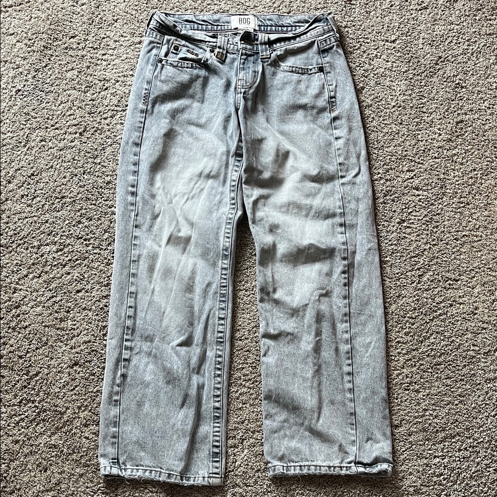 Urban Outfitters Women's Gray Straight Leg Jeans